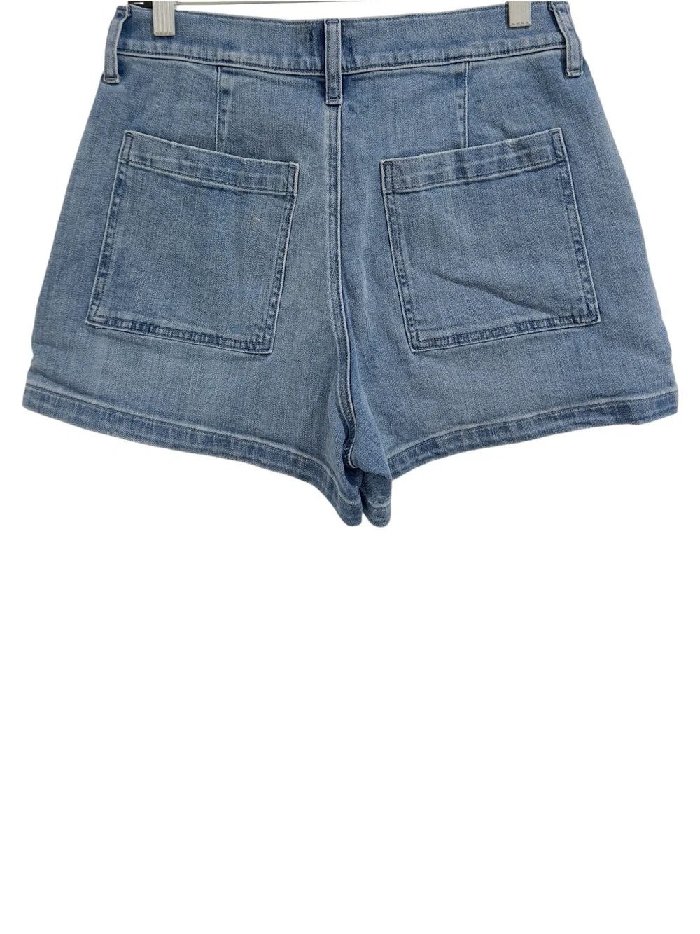 J.Crew High Rise Utility Denim Shorts Skyler Wash Size 28 Light Wash Jean Shorts